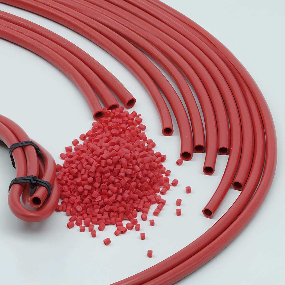 PVC Compound red color for cable