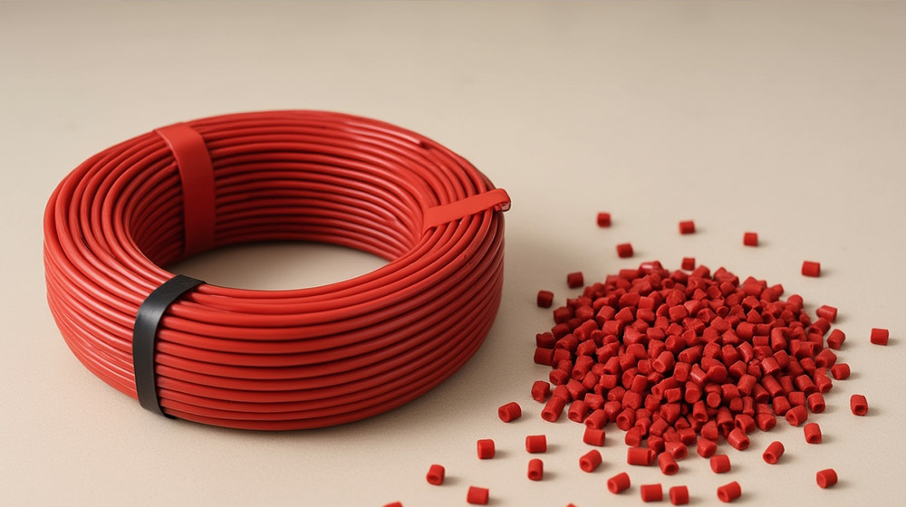 PVC Compound for Wire and Cable red